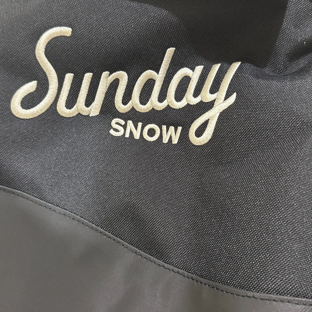 Sunday snow Black Wheeled Ski and Snowboard Travel Bag by